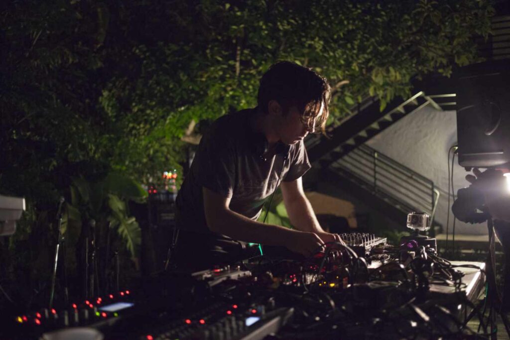 Performing live in Miami